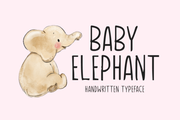 Baby Elephant: A Fresh Display Font for Small Business Branding