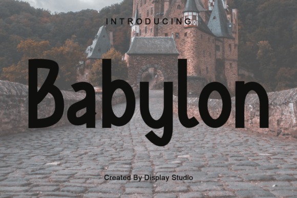 Babylon: The Bold Display Font for Scroll-Stopping Campaigns