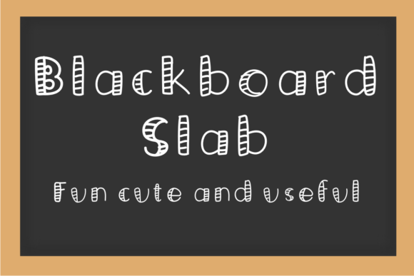 Blackboard Slab: The Perfect Display Font for Handmade Crafts