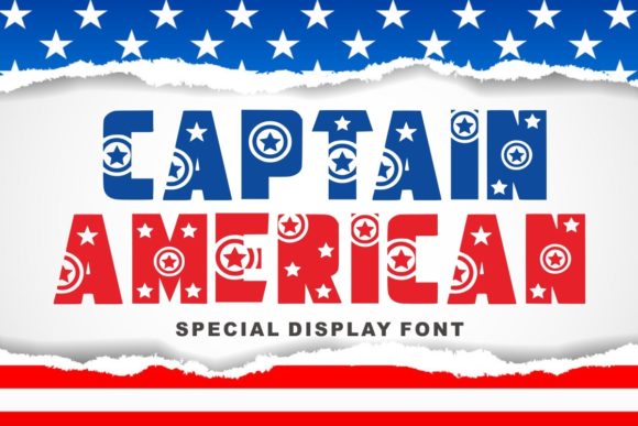 Captain American: The Ultimate Display Font for Creative Brands