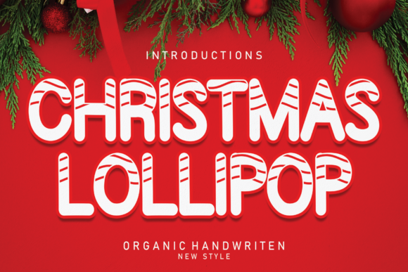 Christmas Lollipop: A Creative Display Font for Modern Branding