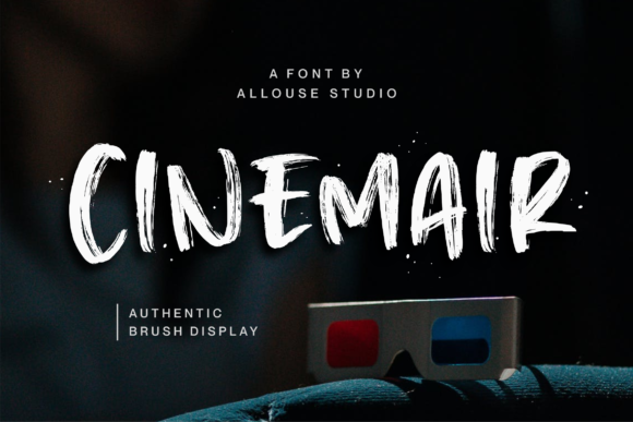 Cinemair: The Authentic Brush Display Font for Modern Branding