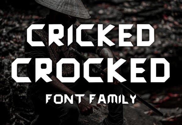 Cricked Crocked: The Bold Display Typeface for Modern Crafters