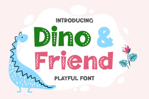 Dino Friend: The Perfect Display Font for Handmade Shop Branding