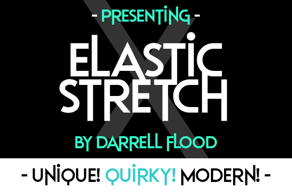 Elastic Stretch: A Modern Display Font for Standout Branding
