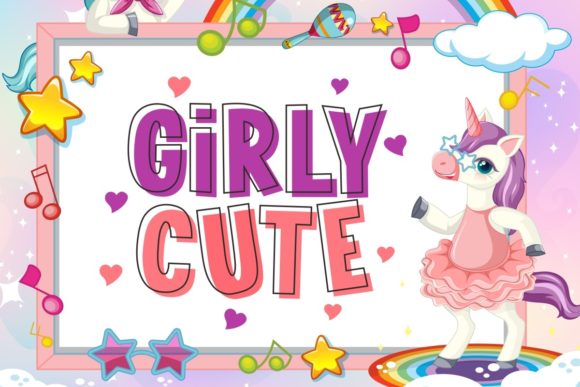 Girly Cute: The Bold Display Font for Relaxed Editorial Design