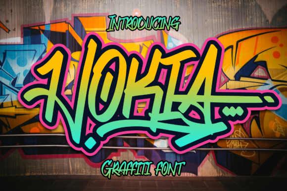 Hokia: The Ultimate Graffiti Display Font for Bold Projects