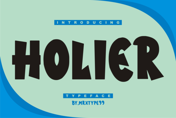 Holier: The Bold Display Font for Handmade Creations