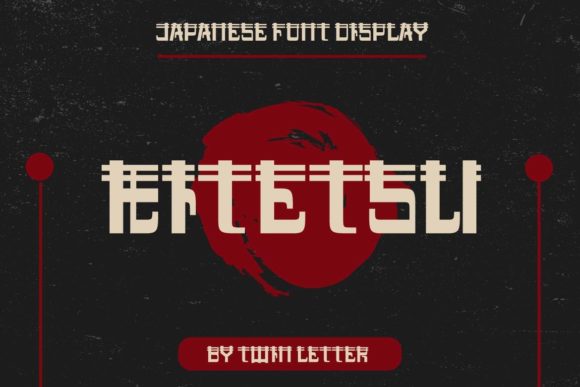 Kitetsu: A Japanese-Themed Display Font for Modern Web Design