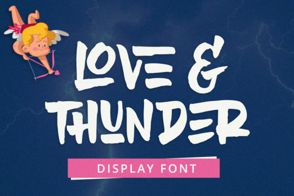 Love Thunder: The Futuristic Display Font for Bold Editorial Design