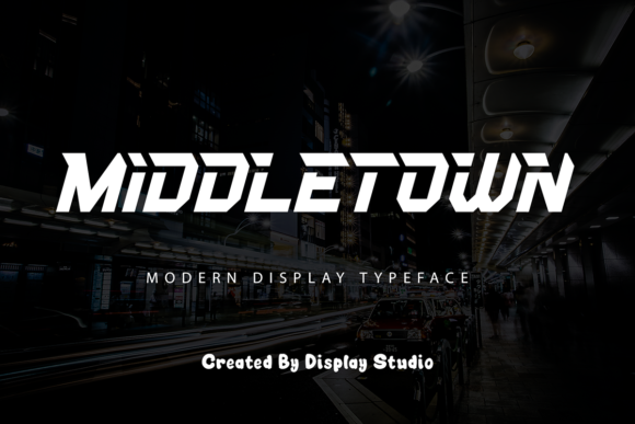 Middletown: A Modern Display Font for Digital Branding