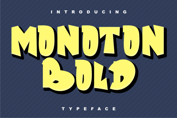 Monoton Bold: The Thick Display Font for High-Impact Campaigns