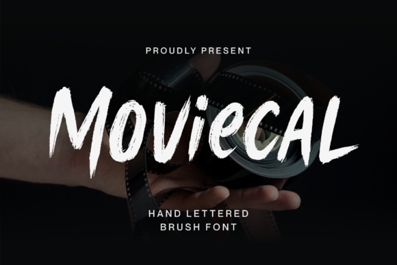 Moviecal: The Brushed Display Font for Urban Campaigns