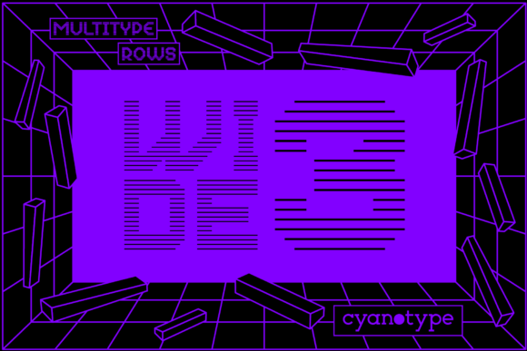 MultiType Rows Wide 3: A Pixelated Display Font for Retro Campaigns