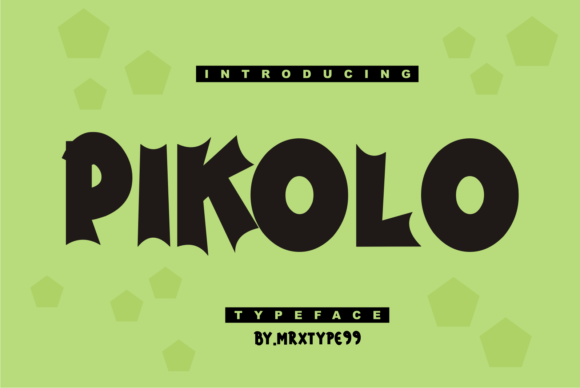 Pikolo: The Thick Display Font for Strong Brand Identity