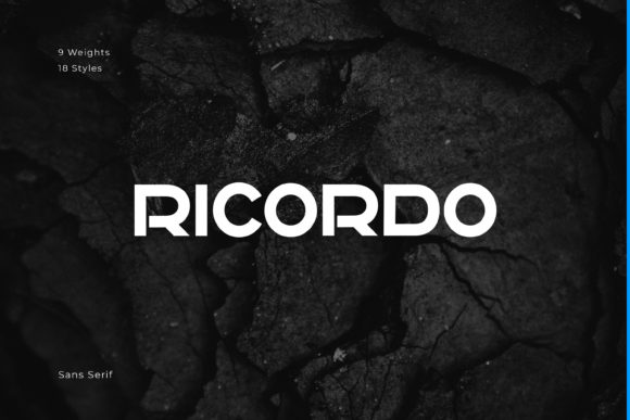 Ricordo: A Modern Display Typeface for Editorial Branding