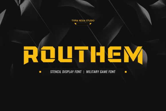 Routhem: A Bold Display Font for Modern Web Design