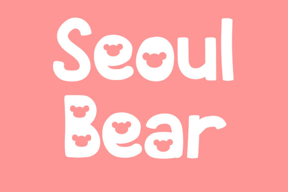 Seoul Bear: The Bold Display Typeface for Trendy Editorial Design