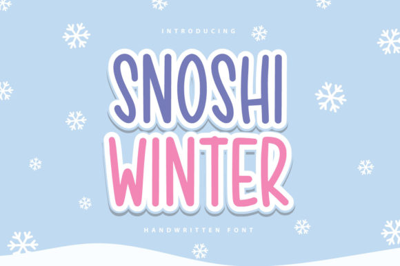 Snoshi Winter: The Perfect Display Font for Your Next Project