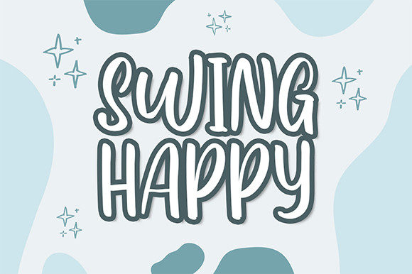 Swing Happy: The Quirky Display Font for Playful Branding
