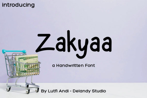 Zakyaa: The Comic-Style Display Font for Memorable Branding